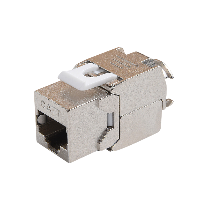 SMT-1061T8C7-FTP 180 asteen suojattu CAT7: n toolless Keystone Jack
