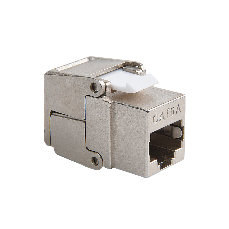SMT-1049T8C6A-FTP 180 asteen suojattu CAT6A Toolless Keystone Jack