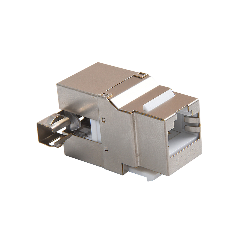 SMT-1016D8C6-FTP 180 asteen suojattu CAT6A Keystone Jack 110 & Krone IDC